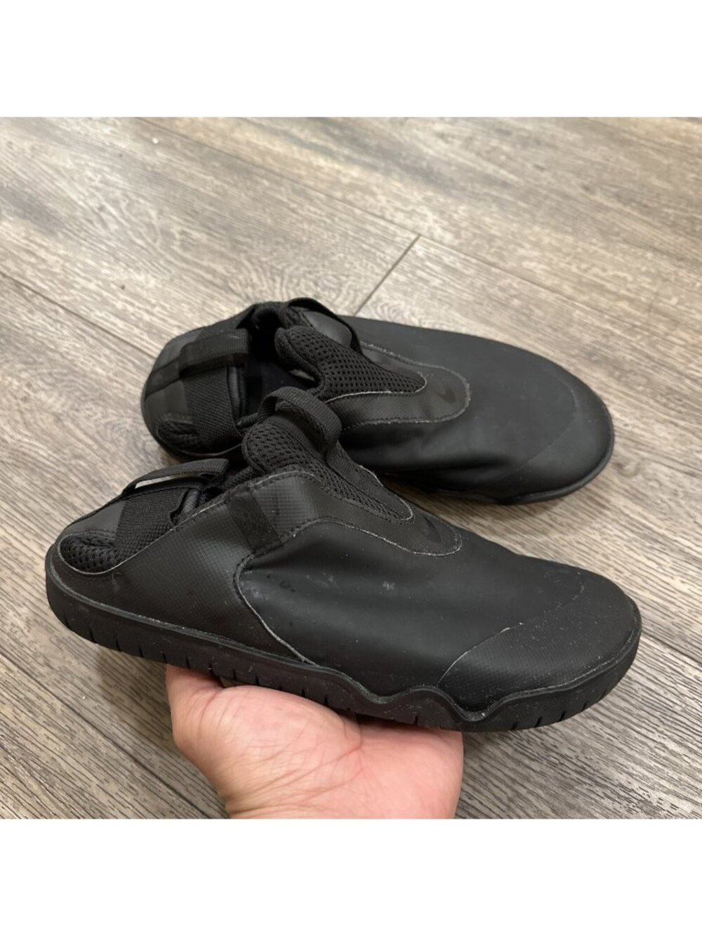 Nike Zoom Pulse Triple Black Medical Nurse Slip On Shoes Men 5.5/ 7W
